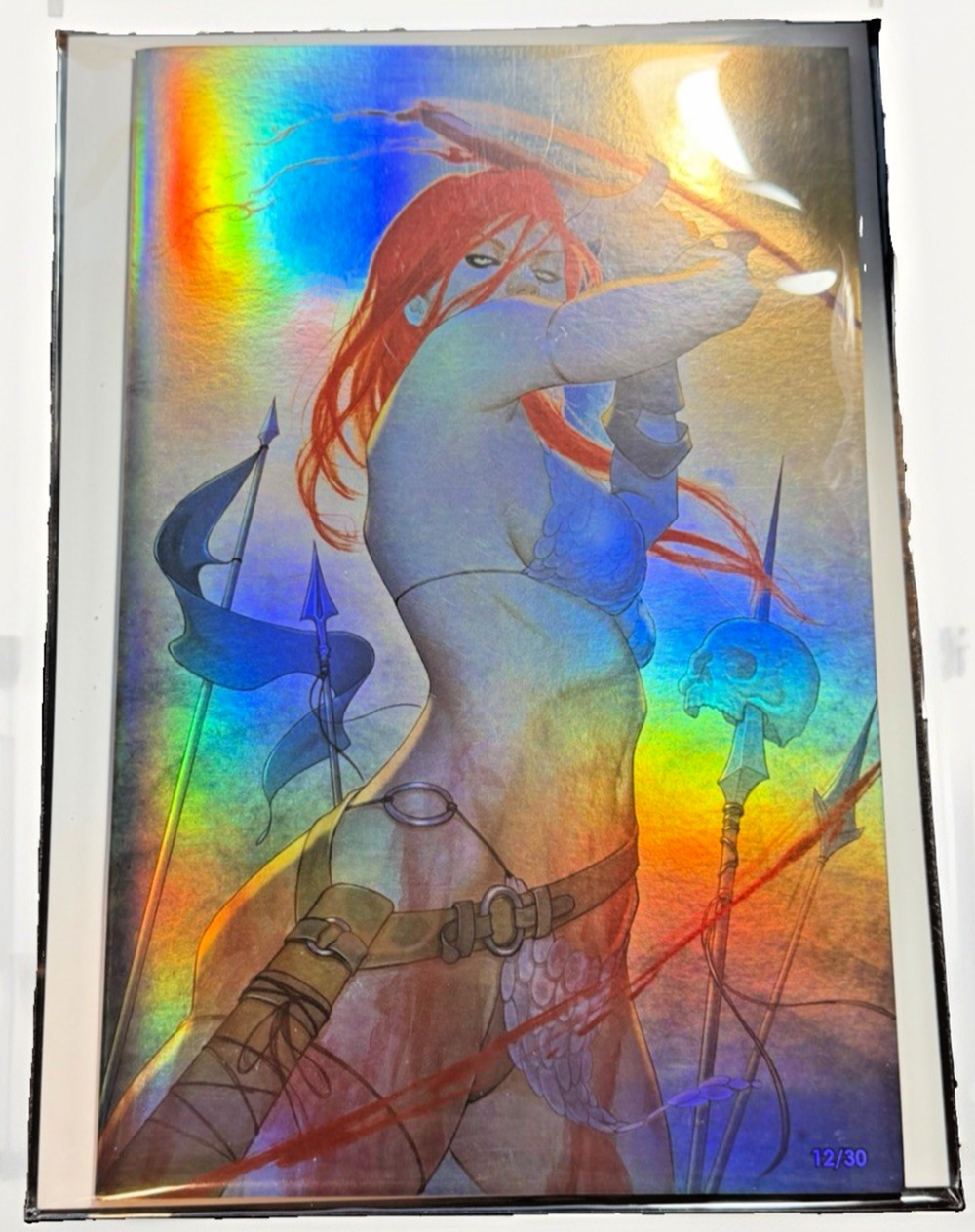 Red Sonja #1 Foil Refractor 2024 Dynamite Comic Book Jenny Frison NM /30 Made